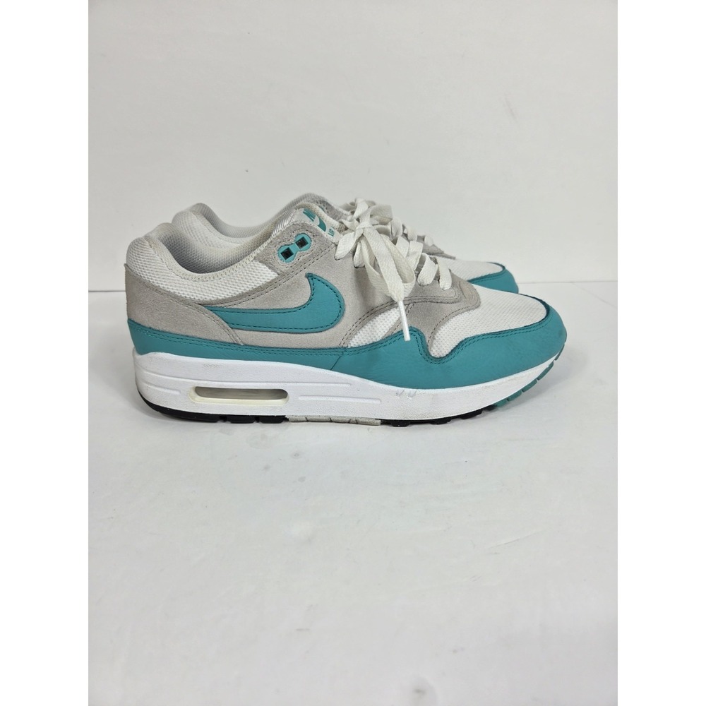 Nike Air Max 1 SC Clear Jade Green White Sneakers Retro Men 7.5 = Women 9